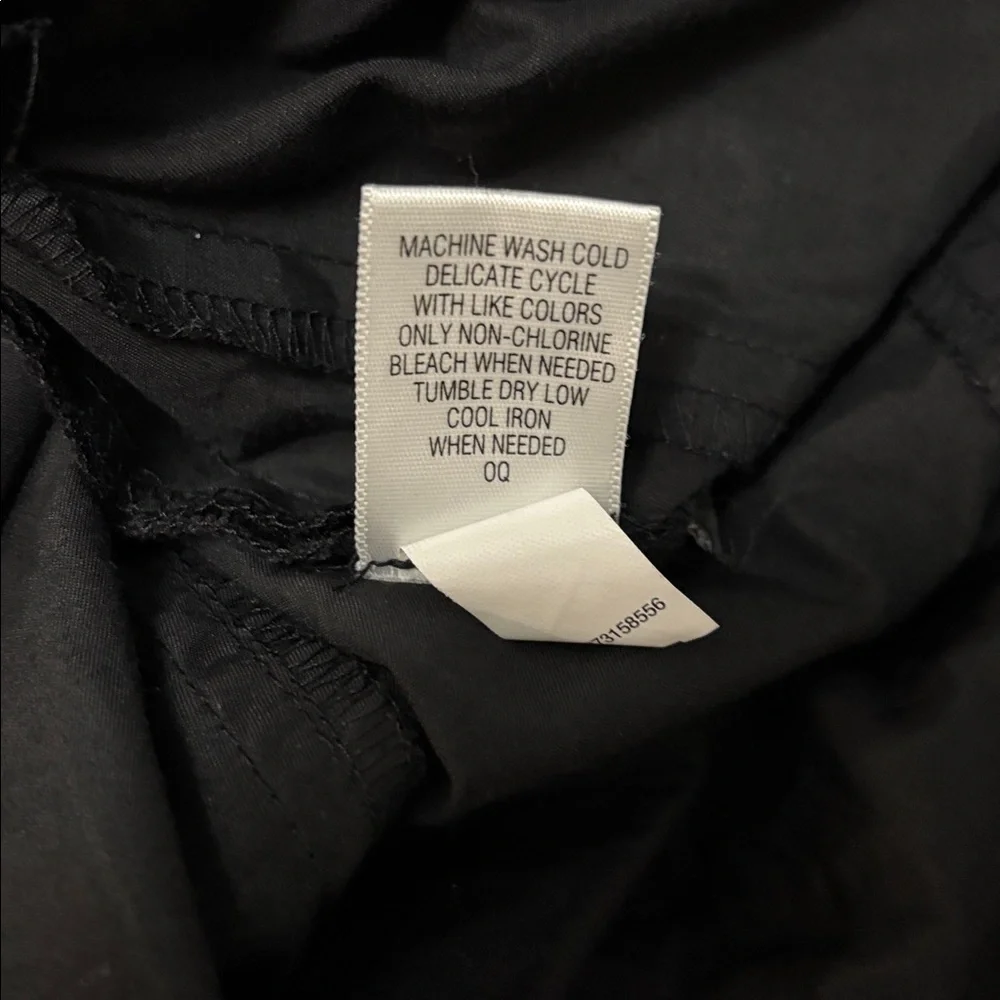 Simply Vera Vera Wang Black Utility Snap Front Jacket with 3/4 Sleeves size L - Picture 12 of 12